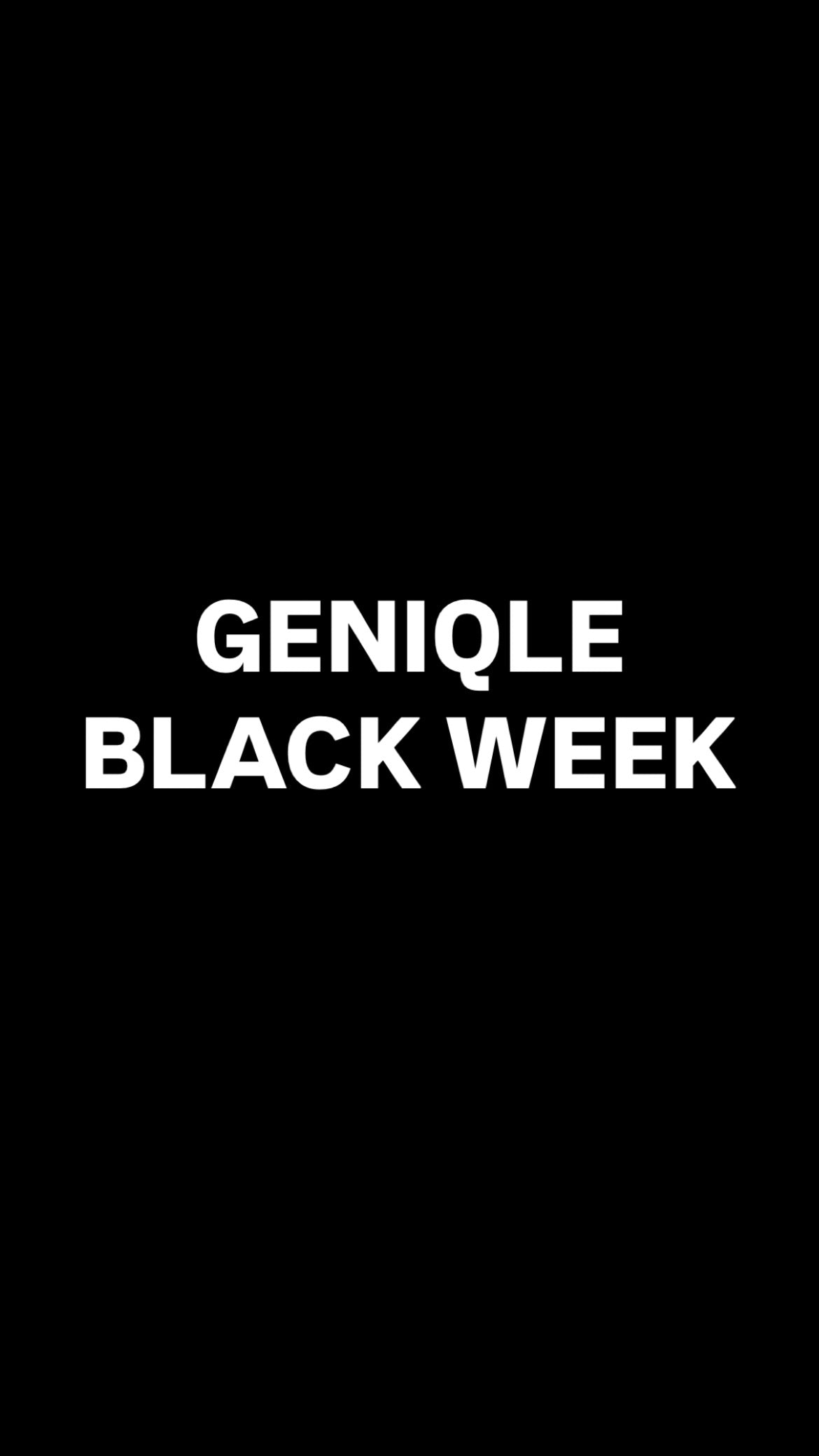 BLACK WEEK 40%-80% OFF