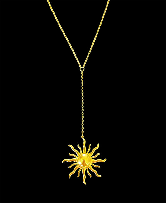 tangled sun necklace✨