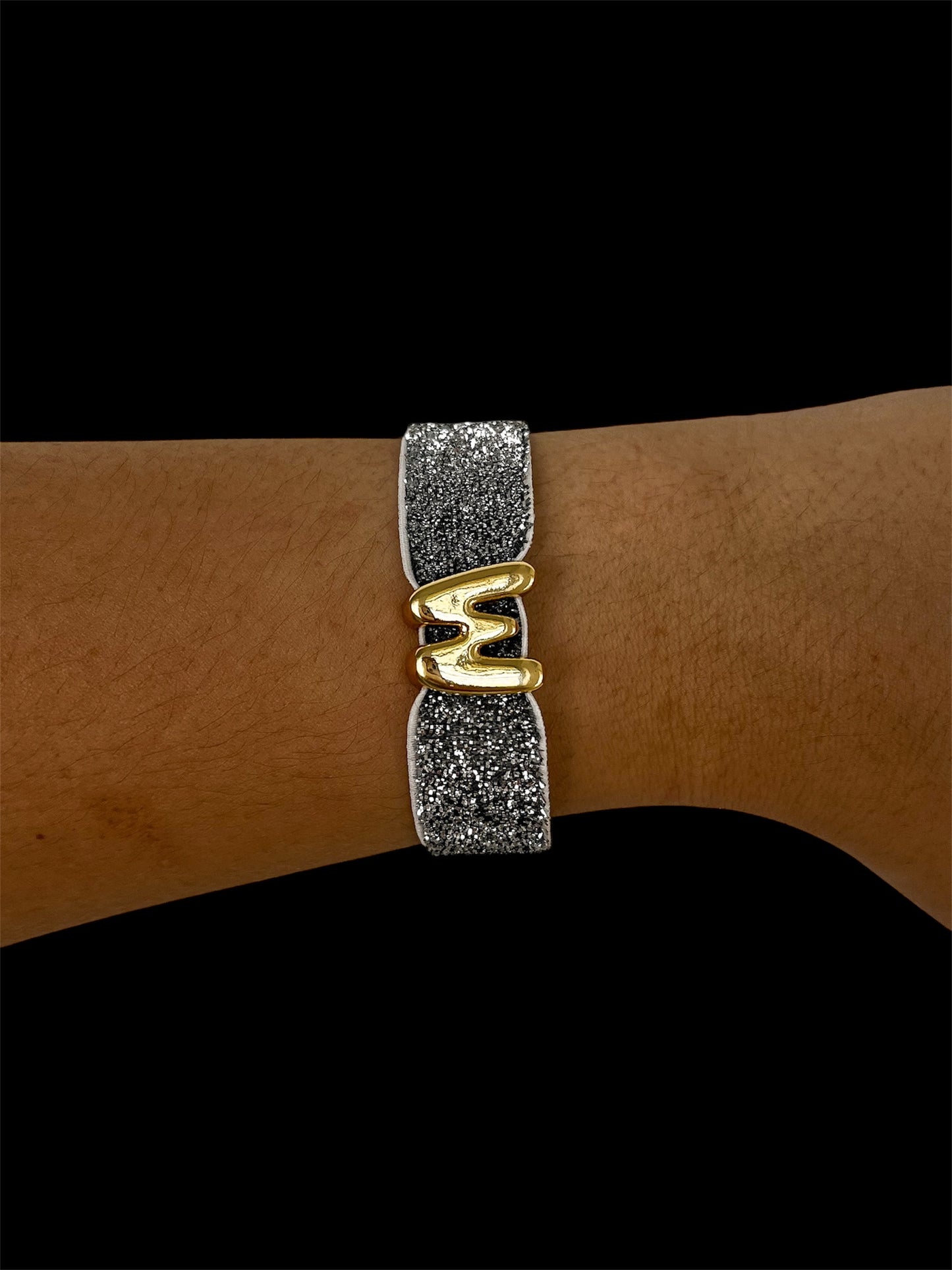 elastic initial bracelet✨