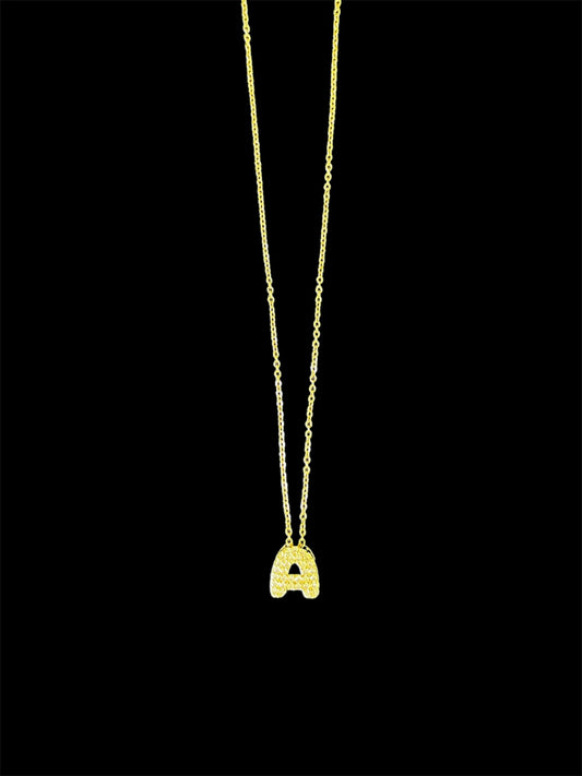 sparkle initial necklace✨
